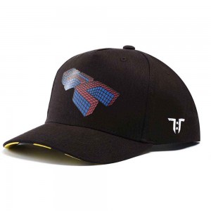 Tokyo Time Unisex Baseball Cap: UFC 3D Cube Logo Graphic (Black)