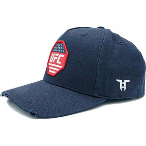 Tokyo Time Unisex Baseball Cap: UFC Octogon Flag (Navy Blue)