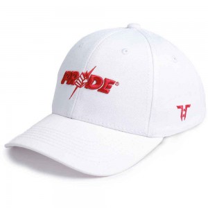 Tokyo Time Unisex Baseball Cap: UFC Pride Centre Red Logo (White)
