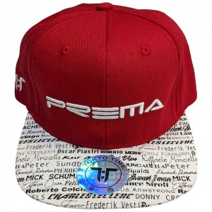 Tokyo Time Unisex Baseball Cap: Prema (Red)