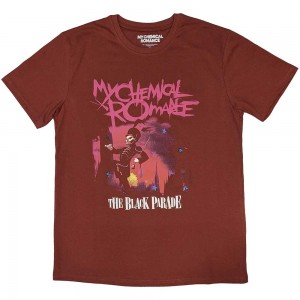 My Chemical Romance Unisex T-Shirt: March (Red) (X-Large)