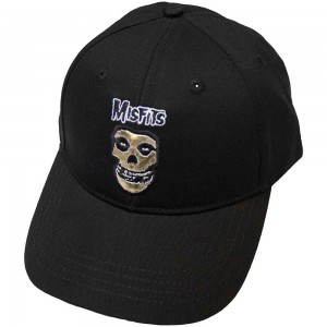 Misfits Unisex Baseball Cap: Logo & Gold Fiend (Black)