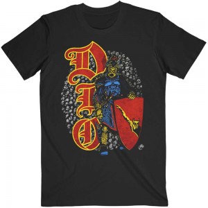 Dio Unisex T-Shirt: Skull Warrior (Black) (X-Large)