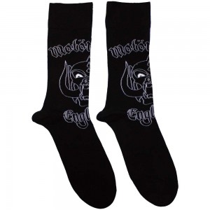 Motorhead Unisex Ankle Socks: England (Black) (UK Size 7 - 11)
