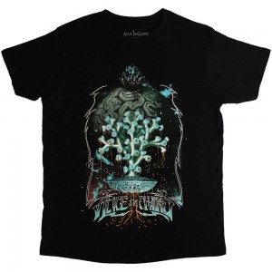 Alice In Chains Unisex T-Shirt: Spore Planet (Black) (Small)