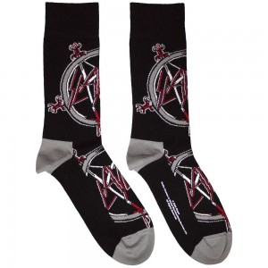 Slayer Unisex Ankle Socks: Pentagram (Black) (UK Size 7 - 11)