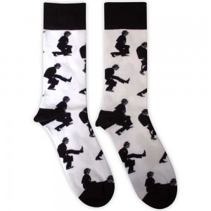 Monty Python Unisex Ankle Socks: Silly Walks (White) (UK Size 7 - 11)