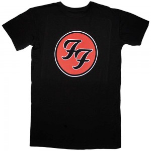 Foo Fighters Ladies T-Shirt Dress: FF Logo (Black) (X-Large)