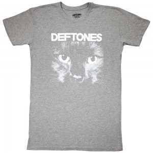 Deftones Ladies T-Shirt Dress: Sphynx (Grey) (Medium)