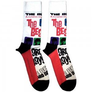 The Beatles Unisex Ankle Socks: A Hard Day´s Night Colours (White) (UK Size 7 - 11)