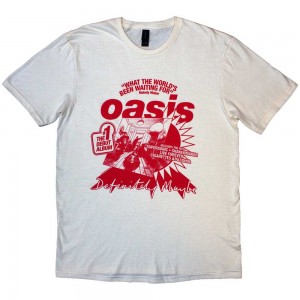 Oasis Unisex T-Shirt: What The World´s Been Waiting For (Natural) (XX-Large)