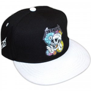 Metallica Unisex Snapback Cap: The Shortest Straw Multi Eyes (Black & Grey)