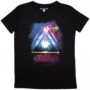 Pink Floyd Ladies T-Shirt: Space Prism (Black) (XX-Large)
