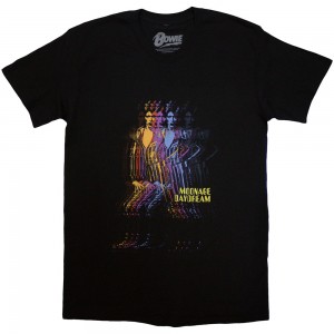 David Bowie Unisex T-Shirt: Moonage Multi Davids (Black) (XX-Large)