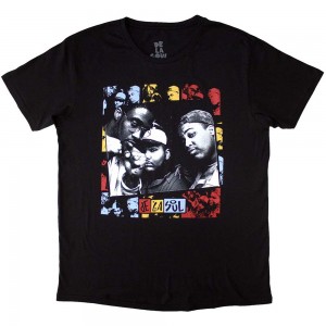 De La Soul Unisex T-Shirt: Collage (Black) (X-Large)