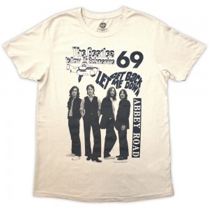 The Beatles Unisex T-Shirt: 1969 (Sand) (Small)