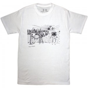 Radiohead Unisex Organic T-Shirt: Despot (White) (Large)
