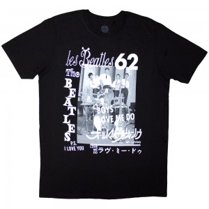 The Beatles Unisex T-Shirt: 1962 (Black) (X-Large)