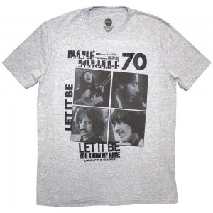The Beatles Unisex T-Shirt: 1970 (Grey) (XX-Large)