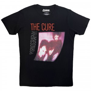 The Cure Unisex Carbon T-Shirt: Pornography Photo Warped (Black) (X-Large)
