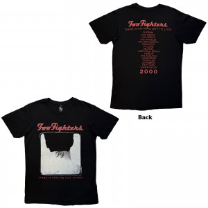 Foo Fighters Unisex Carbon T-Shirt: Nothing Left To Lose Tour (Black) (Back Print) (Small)