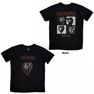 Foo Fighters Unisex Carbon T-Shirt: One By One (Black) (Back Print) (Medium)