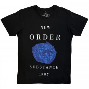 New Order Unisex Carbon T-Shirt: Substance 1987 (Black) (XX-Large)