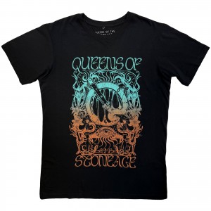 Queens Of The Stone Age Unisex Carbon T-Shirt: Montage (Black) (Medium)