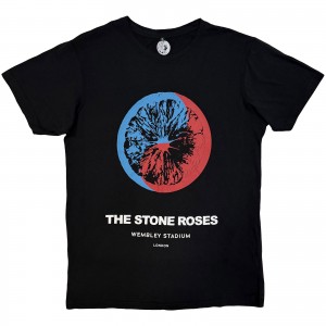 The Stone Roses Unisex Carbon T-Shirt: Wembley (Black) (Large)