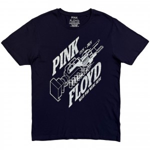 Pink Floyd Unisex T-Shirt: Robot Hands (Navy Blue) (XX-Large)