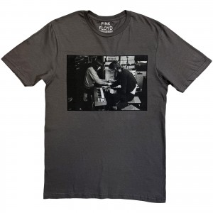 Pink Floyd Unisex T-Shirt: Studio Photo (Charcoal Grey) (Large)
