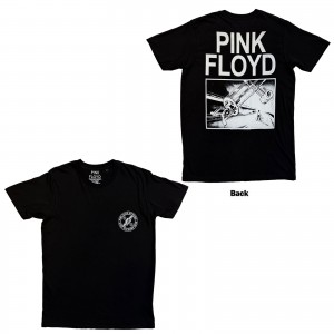 Pink Floyd Unisex T-Shirt: Bike Gear (Black) (Back Print) (Large)