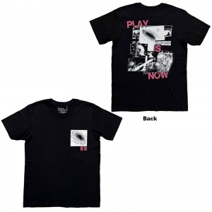 Ed Sheeran Unisex T-Shirt: Play is Now (Black) (Back Print) (Small)