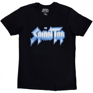 Spinal Tap Unisex T-Shirt: Metallic Logo (Black) (Small)