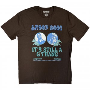 Snoop Dogg Unisex T-Shirt: Thang (Brown) (X-Large)