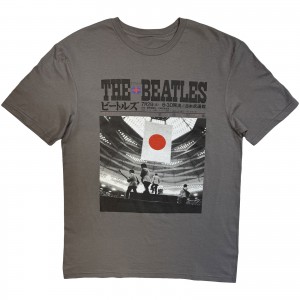 The Beatles Unisex T-Shirt: At the Budokan (Charcoal Grey) (XX-Large)