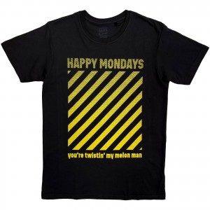 Happy Mondays Unisex T-Shirt: You´re Twistin´ My Melon Man (Black) (X-Large)