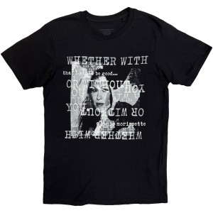 Alanis Morissette Unisex T-Shirt: Whether With (Black)