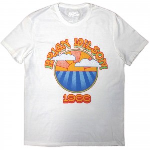 Brian Wilson Unisex T-Shirt: Sunrise 1966 (White)