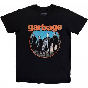Garbage Unisex T-Shirt: Band Circle (Black)