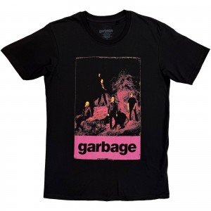 Garbage Unisex T-Shirt: Neon Band (Black)