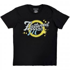 Fleetwood Mac Unisex T-Shirt: Circle Logo (Black) (X-Large)
