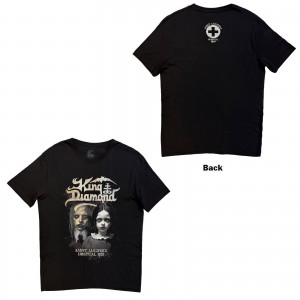 King Diamond Unisex T-Shirt: Saint Lucifer´s Hospital (Black) (Back Print) (XX-Large)