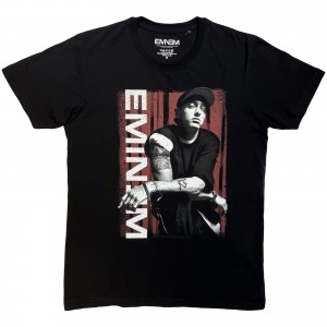 Eminem Unisex T-Shirt: Lean (Black) (Medium)