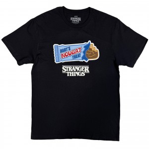 Stranger Things Unisex T-Shirt: Dart’s Treat (Black) (Medium)