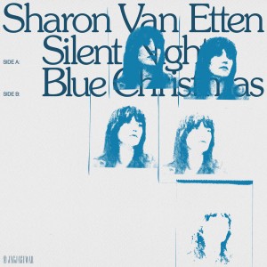 SHARON VAN ETTEN-SILENT NIGHT B/W BLUE CHRISTMAS 7"