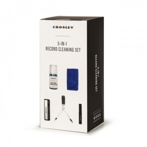 Crosley - 5 In 1 Record Cleaning Set (Black)