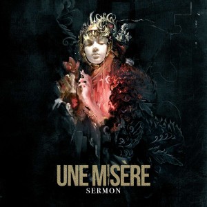 UNE MISERE-SERMON (2019) (BLACK/GOLD SPLATTER VINYL)