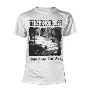 Burzum - Hvis Lyset Tar Oss White T-shirt XL