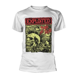 Exploited - Punk´s Not Dead White T-shirt XL